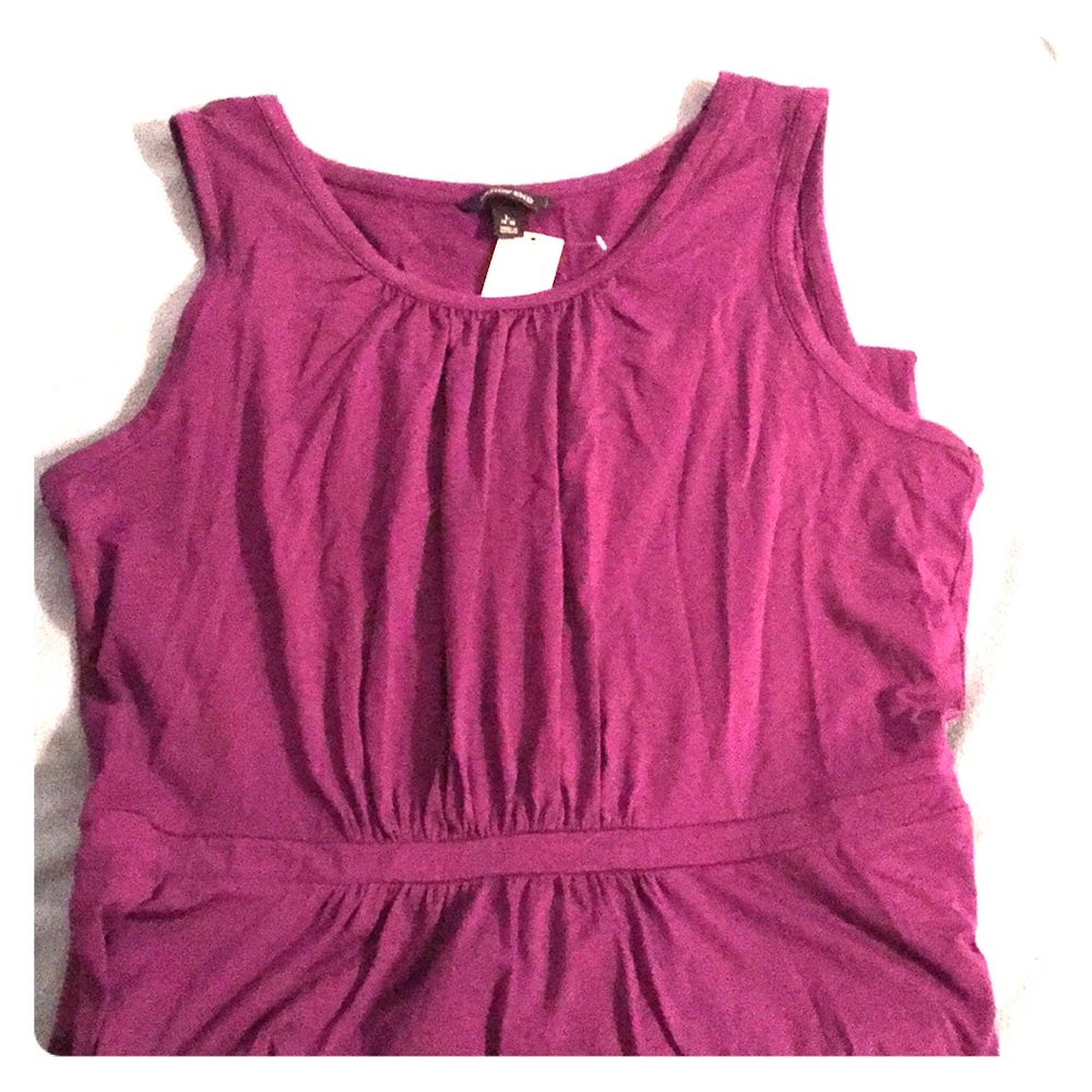 Lands’ End Purple Maxi Dress, L
